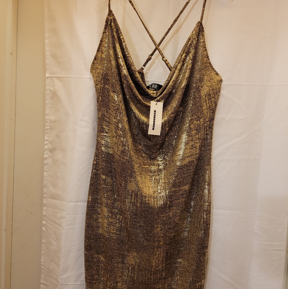 New Chic Boutique Rose, scrappy mini dress